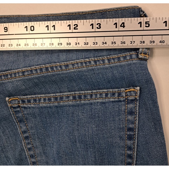 GAP Jeans Women's 4 Perfect Boot Denim 30x31 Low Rise Y2K Grunge Western Blue - Picture 7 of 10